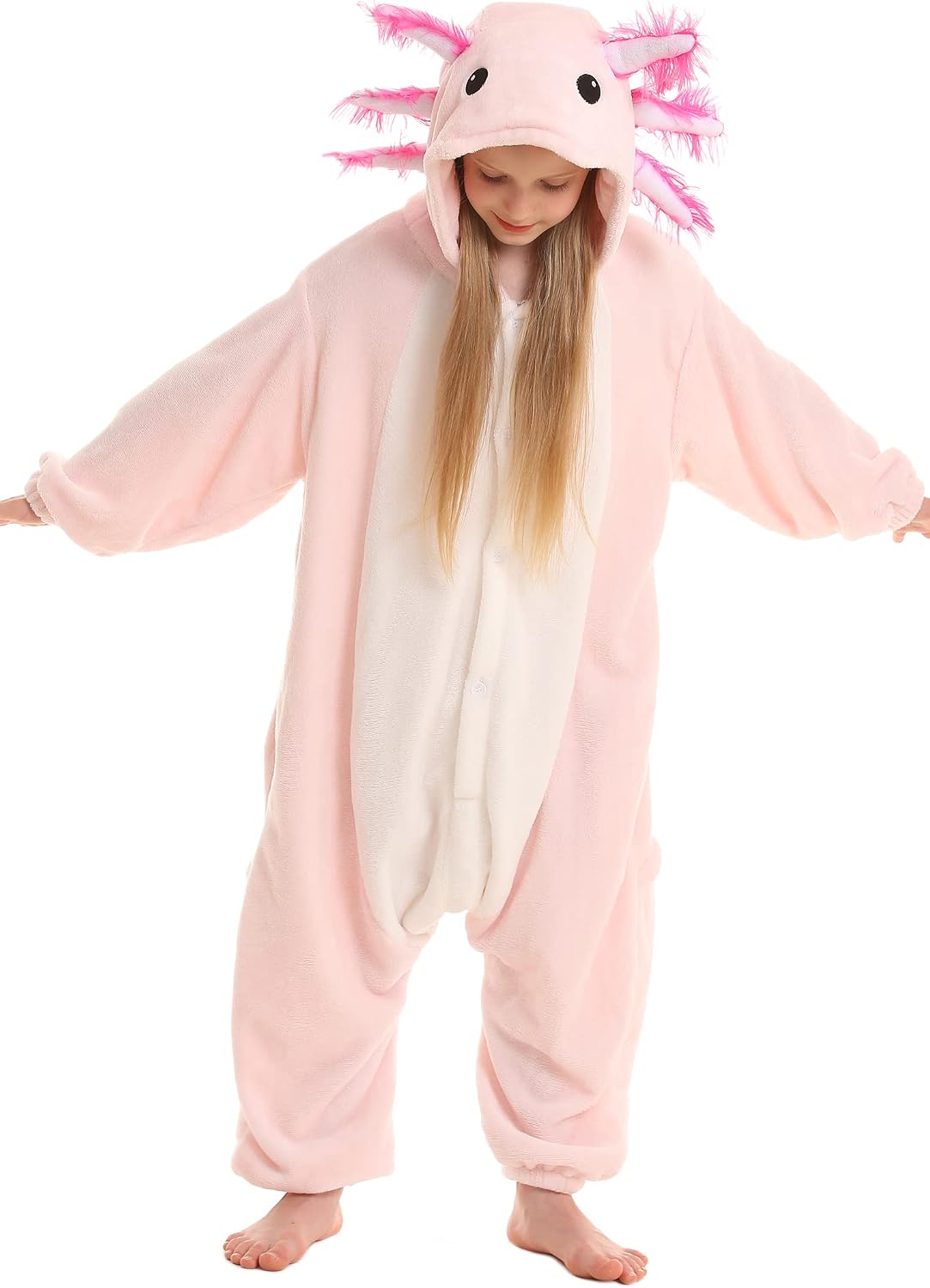 Detalle de DELEY Axolotl Onesie Pajamas