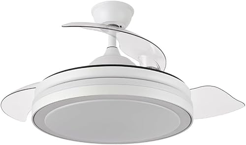 Detalle de Mi Dekor Ventilador de Techo con Mando a Distancia: silencioso, 6 velocidades y aspas retráctiles