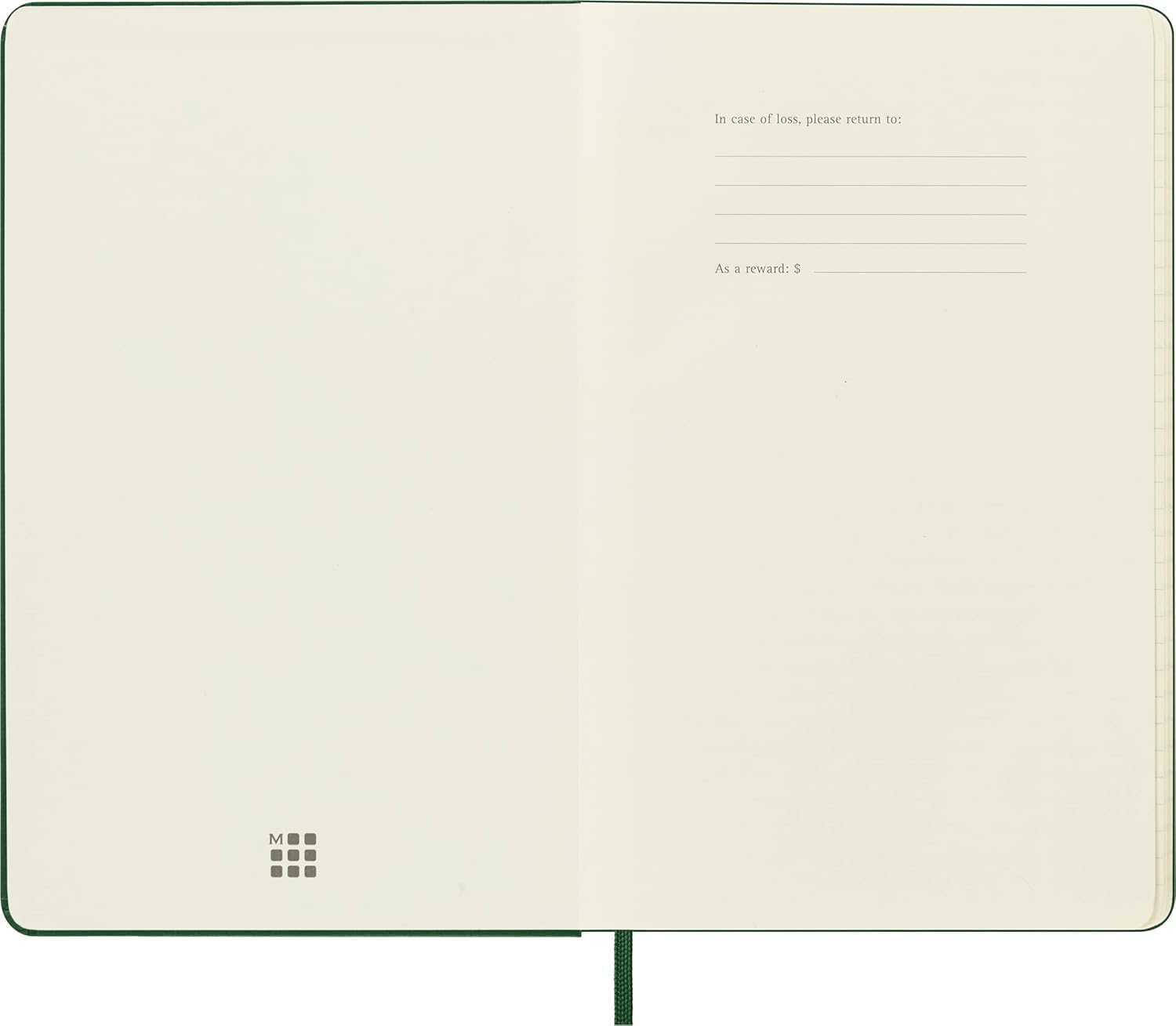 Thumbnail 4 de Moleskine Classic Notebook – Myrtle Green, Large (13 x 21 cm), 240 Pages