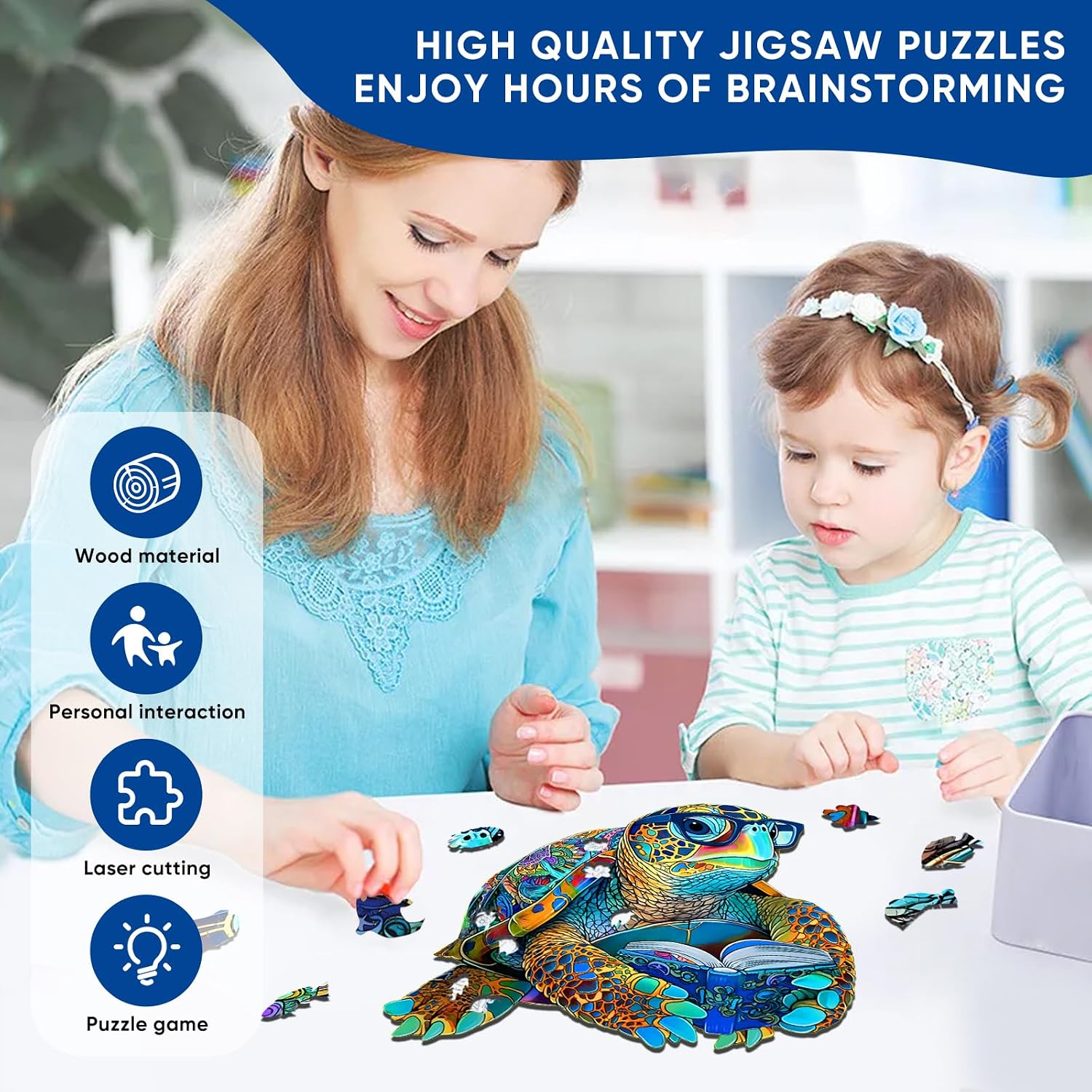 Detalle 1 de Pikoqunc Wooden Puzzle, 500 Pieces
