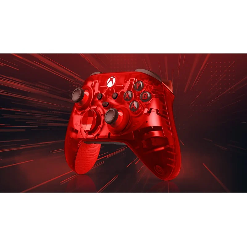 Detalle 2 de Microsoft Xbox Wireless Controller Pulse Cipher Special Edition – Rojo