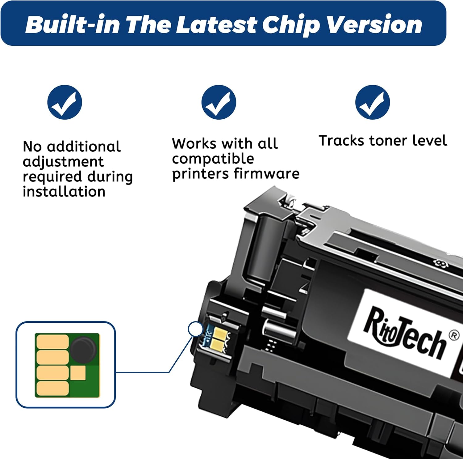 Detalle 2 de RitoTech 312A Toner Cartridge 4-Pack for HP M476, Black and Colour