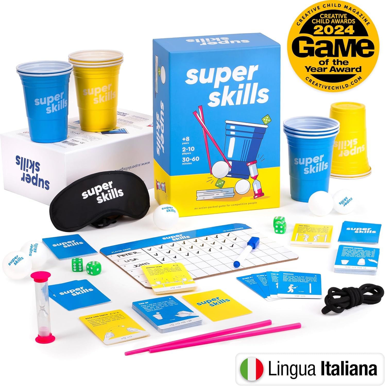 Thumbnail 1 de The World Game Super Skills Italiano – Gioco d'Azione: sfide varie per serate in famiglia