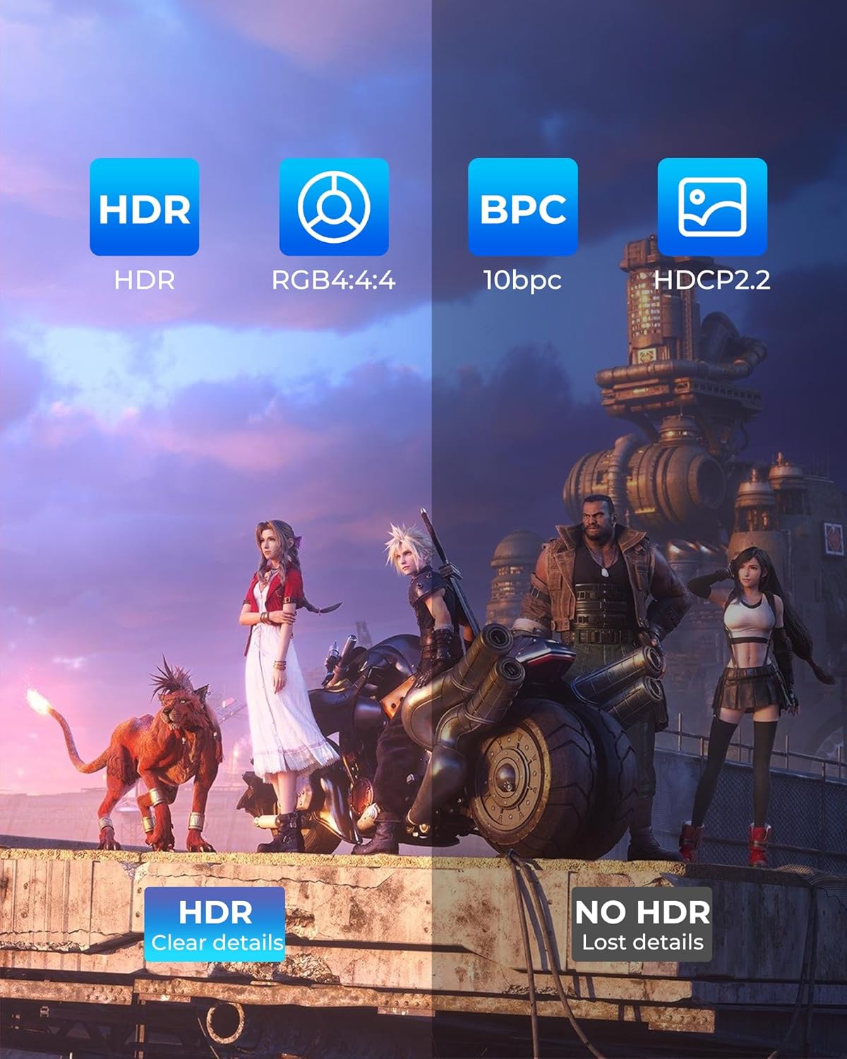 Thumbnail 4 de Silkland DisplayPort 1.4 Cable 5m (1.4) for Gaming Monitors & Graphics Cards