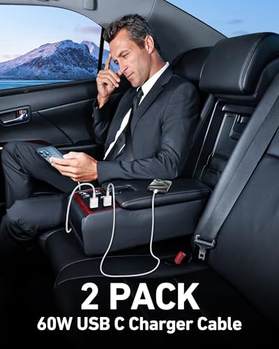Thumbnail 6 de LUOSIKE Car Carplay Cable for iPhone 17/16/15 Series – 2-Pack 3FT USB A to USB C