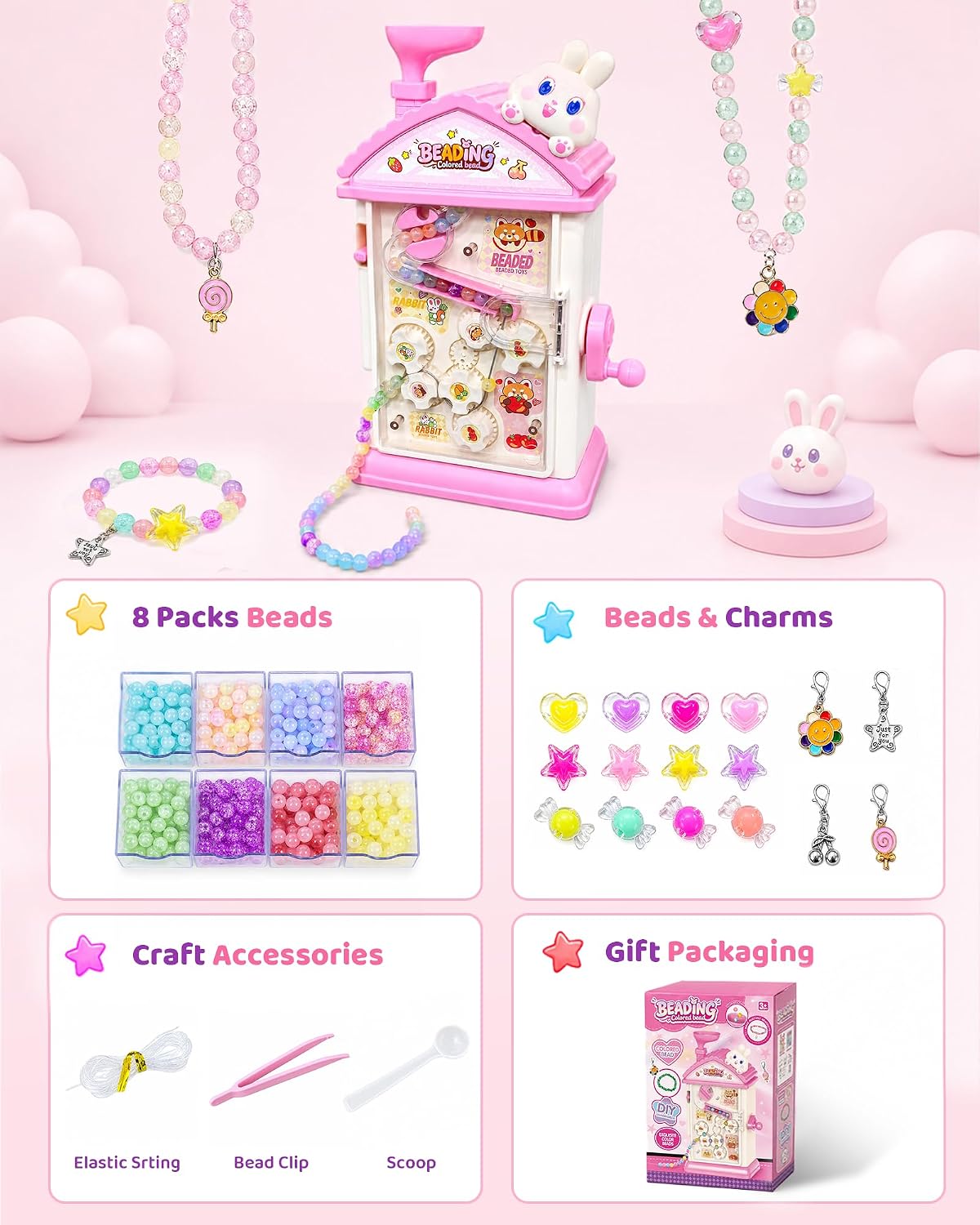 Detalle 2 de KOKODI Bracelet Making Kit with Hand-Crank Maker