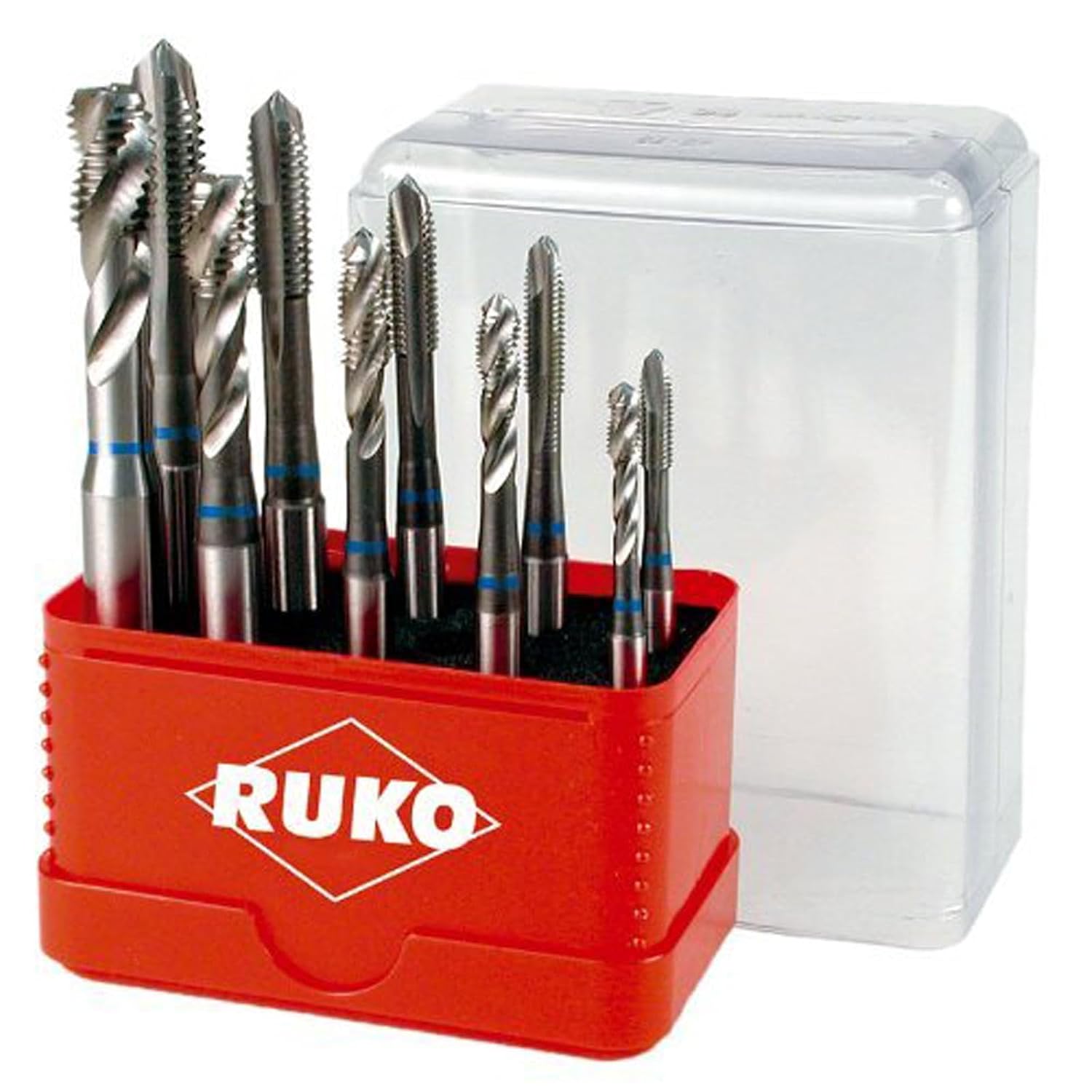 Detalle de Ruko A245055 Machine Tap Set, HSS, M4–M10, Reinforced Shank