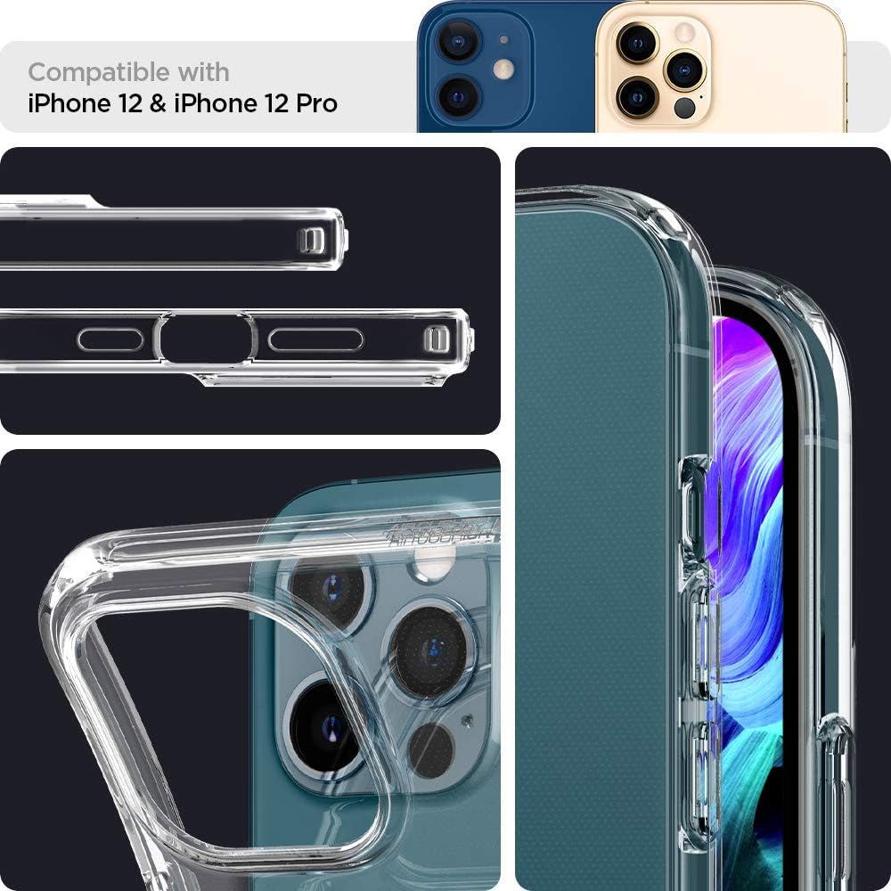 Detalle de Spigen Liquid Crystal Coque iPhone 12/12 Pro transparente