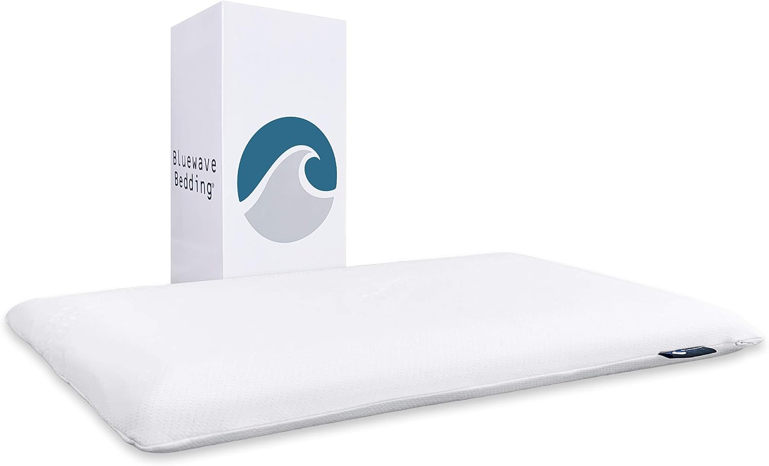 Detalle de Bluewave Bedding Ultra Slim Gel Memory Foam Pillow, 2.75-Inch King Size