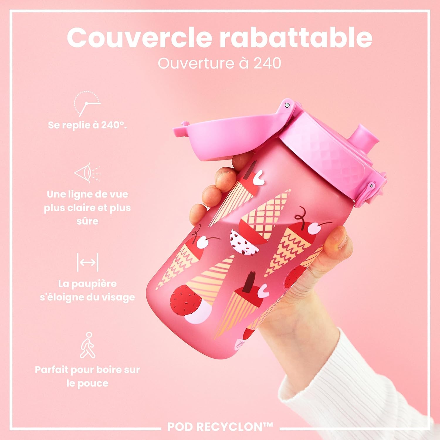 Detalle 2 de ion8 Gourde Enfant 350 ml