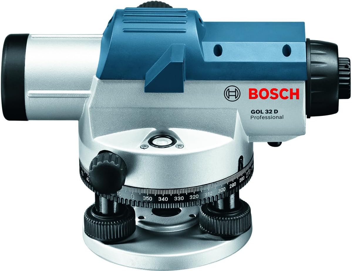 Detalle de Bosch Professional Niveau optique GOL 32 D – niveau laser optique 32x, portée jusqu’à 120 m