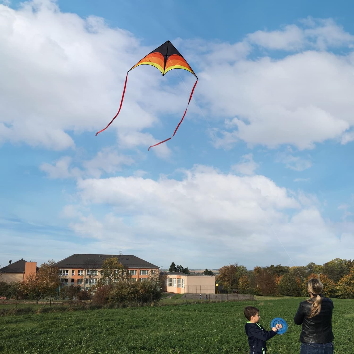 Detalle 2 de Large Single Line Beach Kite for Adults: Easy-To-Fly Fun for All Ages
