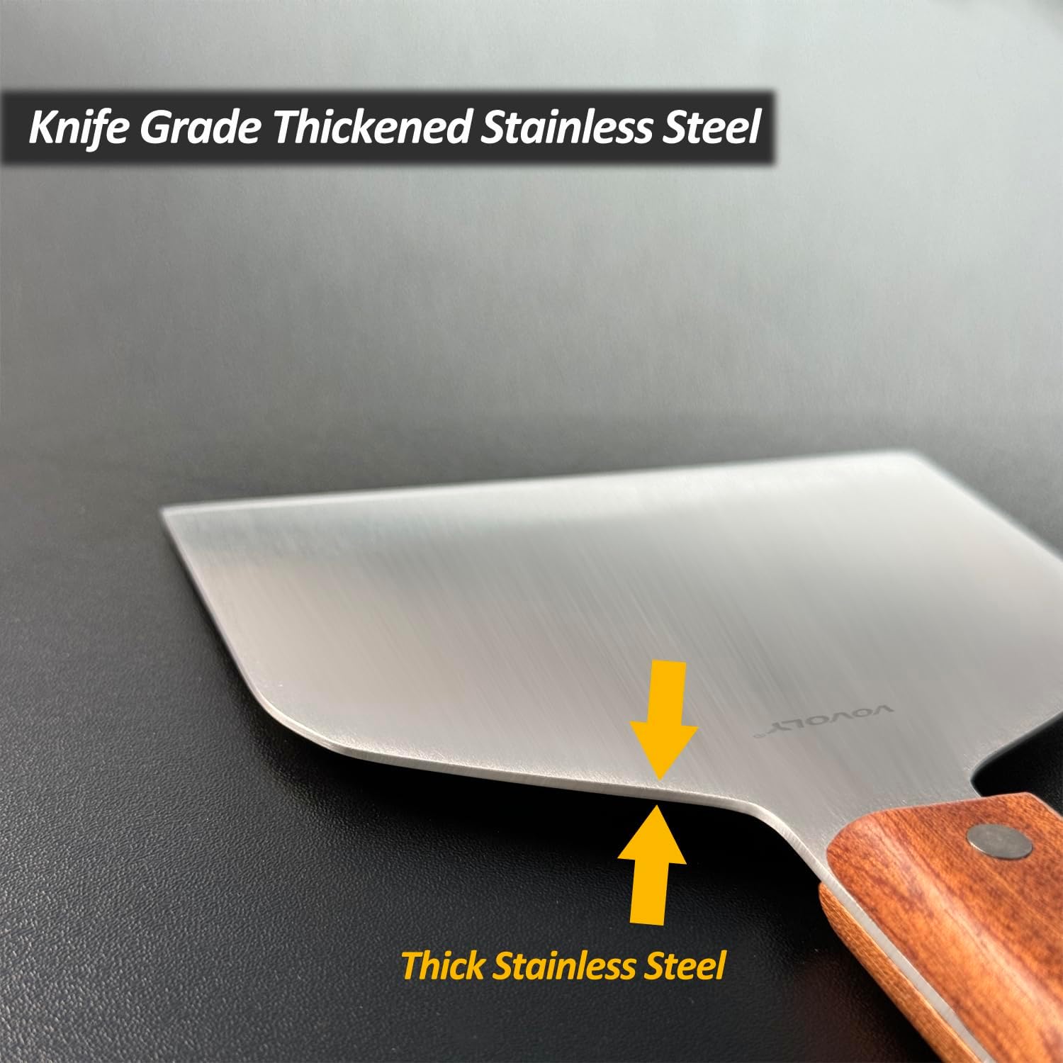 Thumbnail 2 de Vovoly Griddle scraper 203, 5.5-Inch Stainless Steel Griddle Scraper