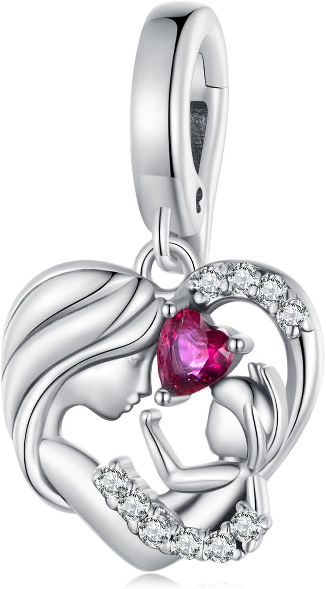 Thumbnail 6 de NINGAN 925 Sterling-Silber Charm „Goldene Liebe“ als Reise-Bead für Armband & Halskette