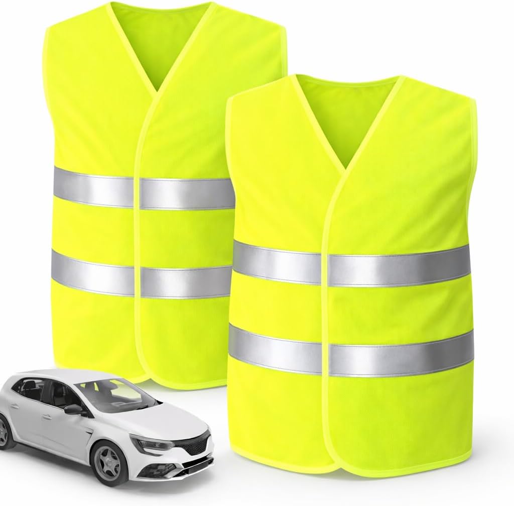 Gilets de sécurité ISO20471 2026 1 taille 🚨