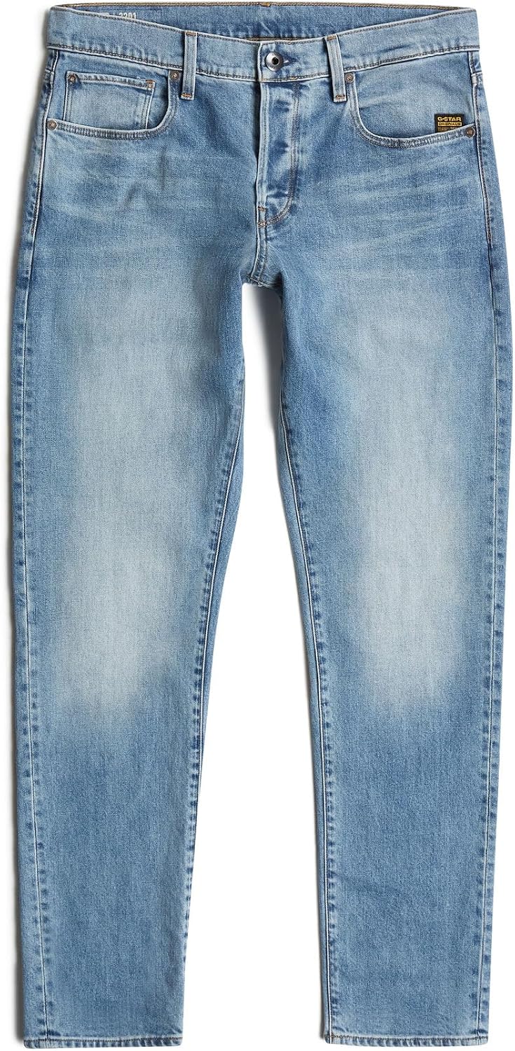 Detalle de G-Star Herren Jeans 3301 Regular Tapered Jeans – Robuste Big-Taper Denim