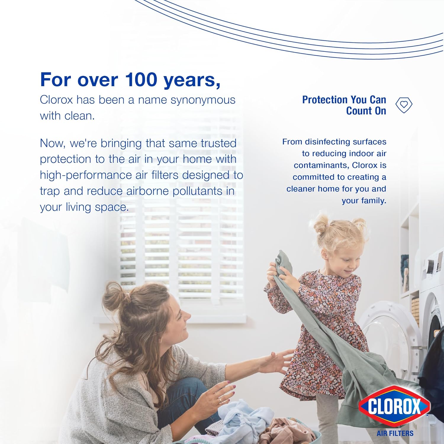 Thumbnail 6 de Clorox 20x20x1 Air Filter, MERV 13, Pleated HVAC Filter – Pack of 4