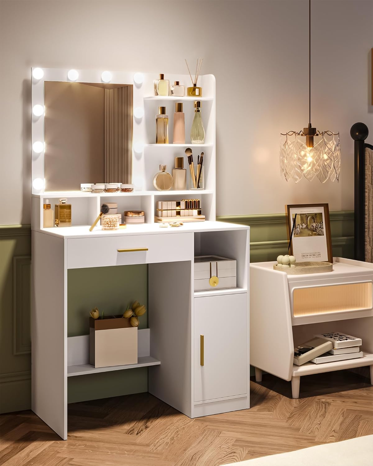 Thumbnail 6 de Hzuaneri VT08103X coiffeuse avec miroir đź’„