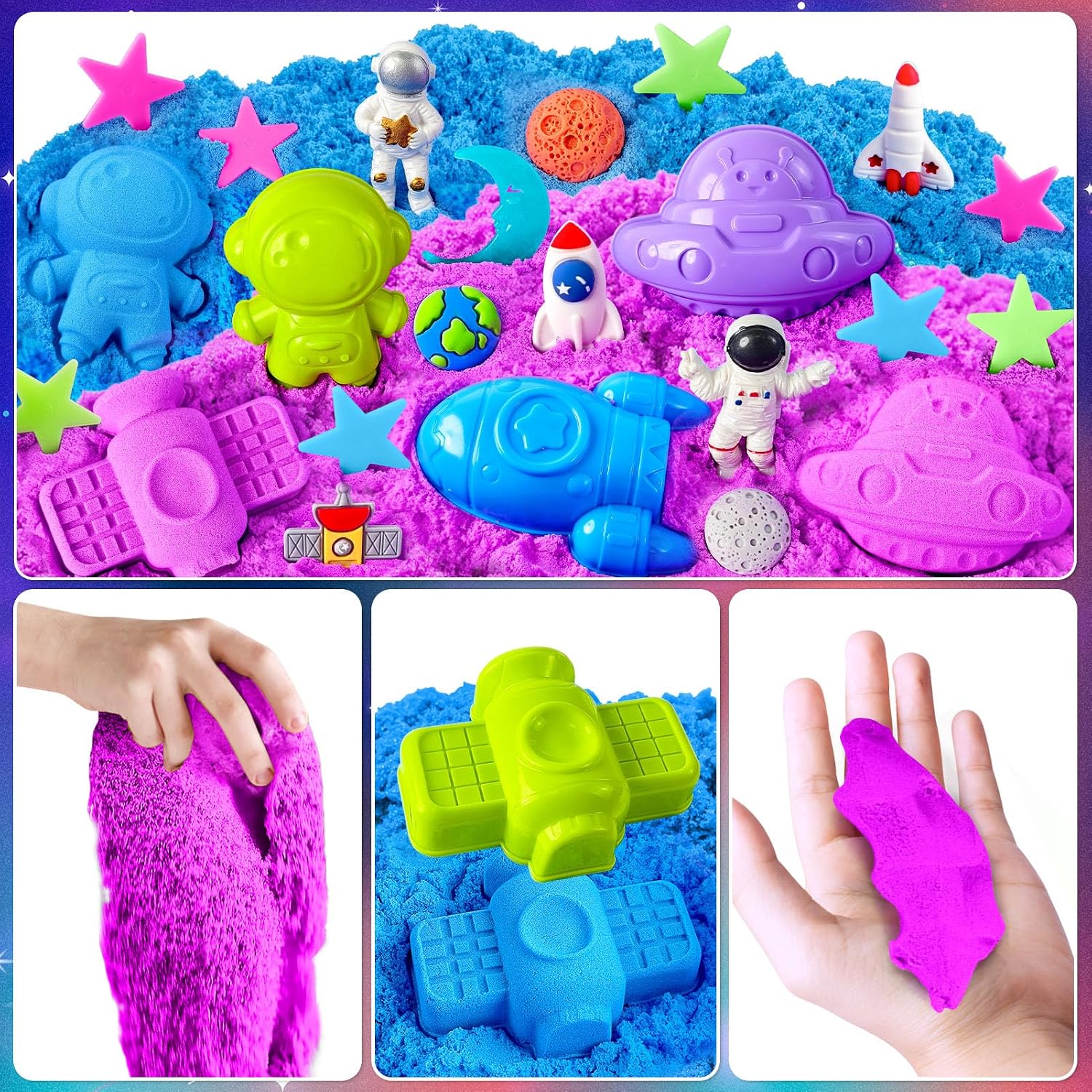 Detalle 1 de Sensory Bin Space Kit with Play Sand
