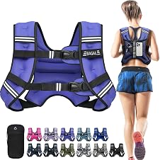 Detalle de BAGAIL Weighted Vest 20 lb for Walking and Training ๐๏ธโ