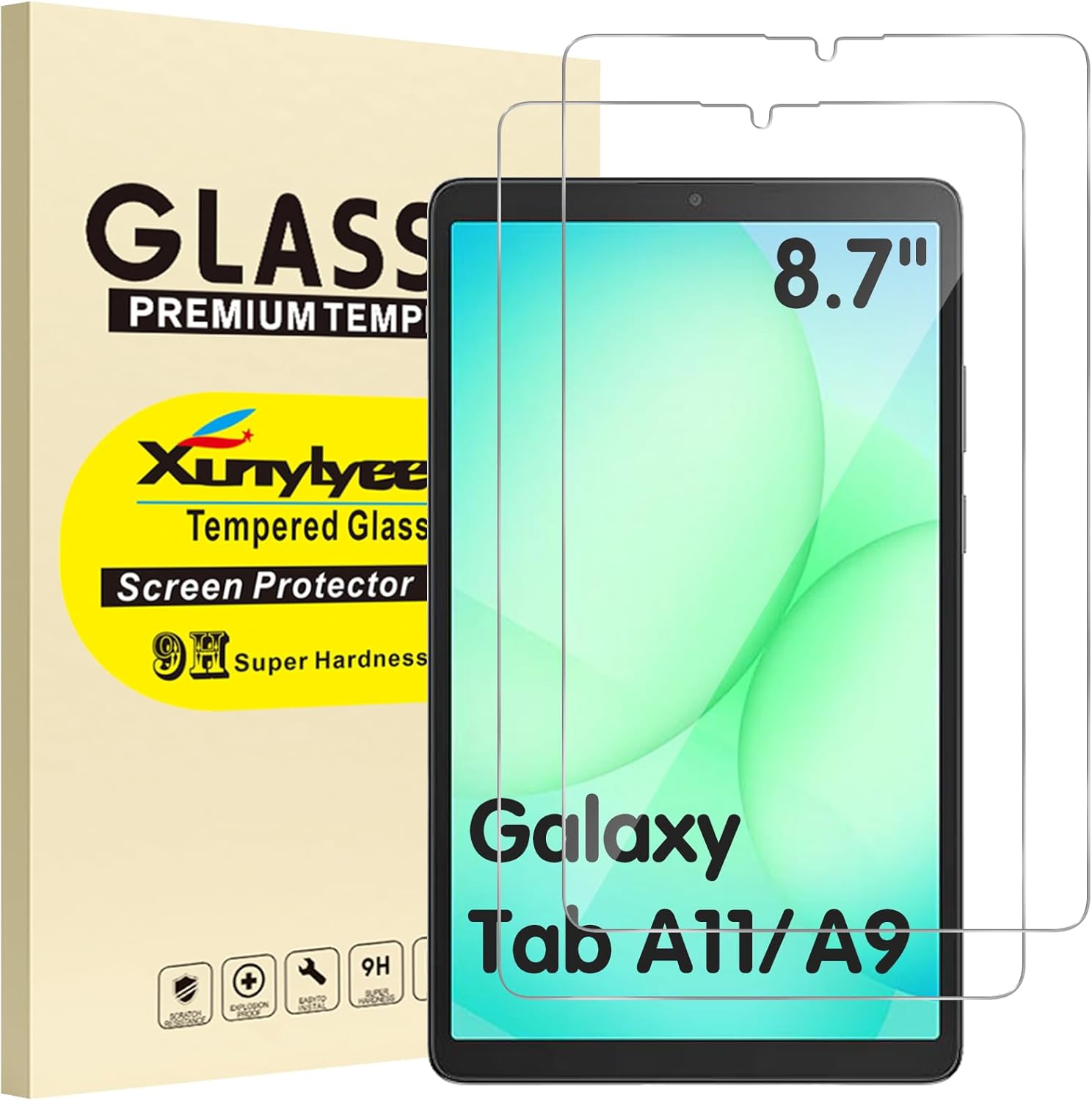 Detalle de XunyLyee Screen Protector for Galaxy Tab A9 8.7"