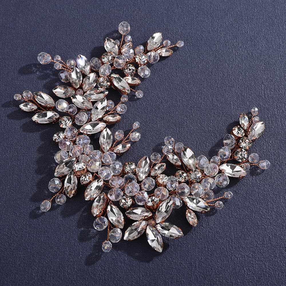 Detalle 2 de Lenjicons Luxuries Rhinestone Hair Vine, 26 cm