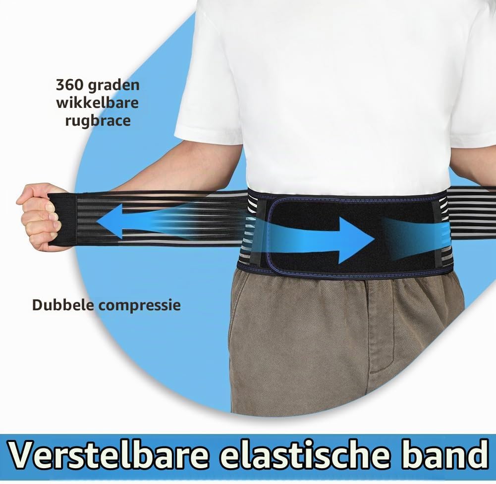 Detalle 1 de Beugo 5418692 lendensteunband XL met vier stalen baleinen