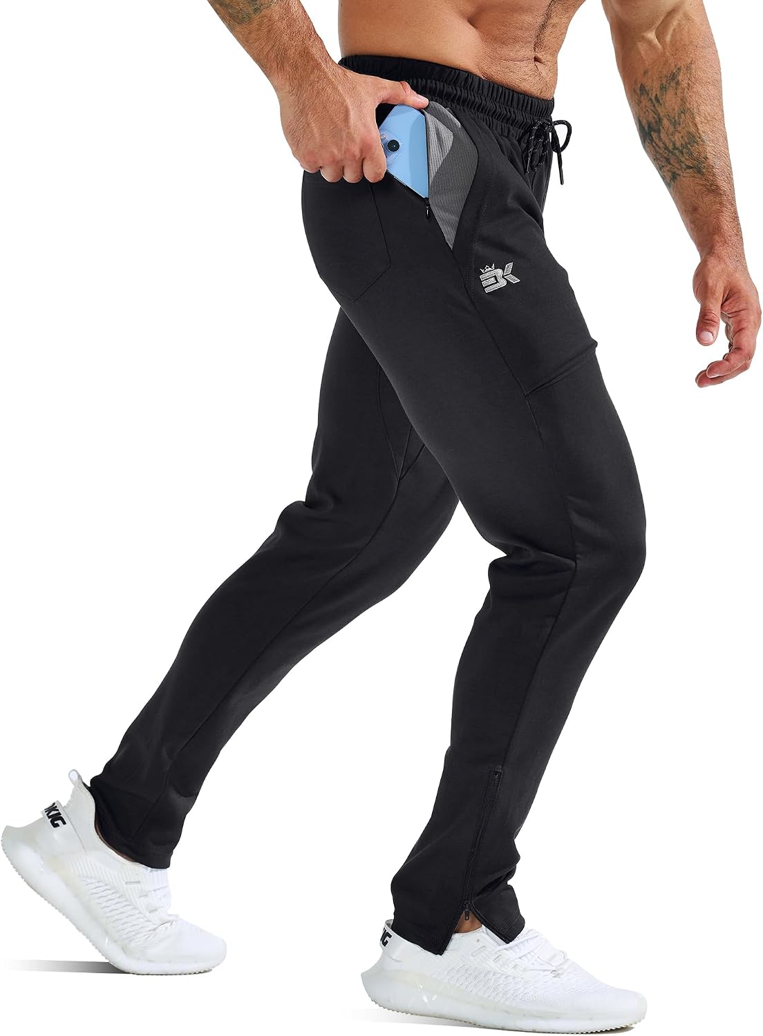 Thumbnail 3 de BROKIG Fitness Jogginghose Herren Lang Slim Fit