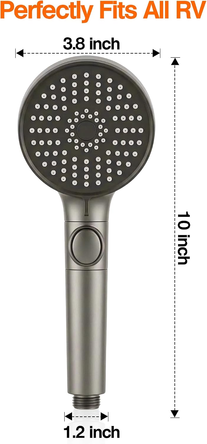 Thumbnail 6 de ECOHARV RV Shower Head with Hose: 5-Mode High Pressure Handheld Upgrade