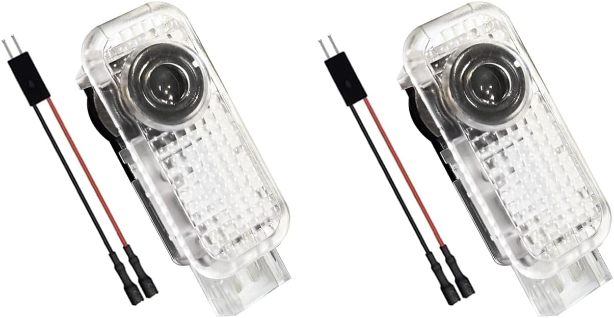 Thumbnail 6 de Krewua 4 luci per portiera auto 4K HD con proiezione laser: luci di benvenuto e proiezione porta