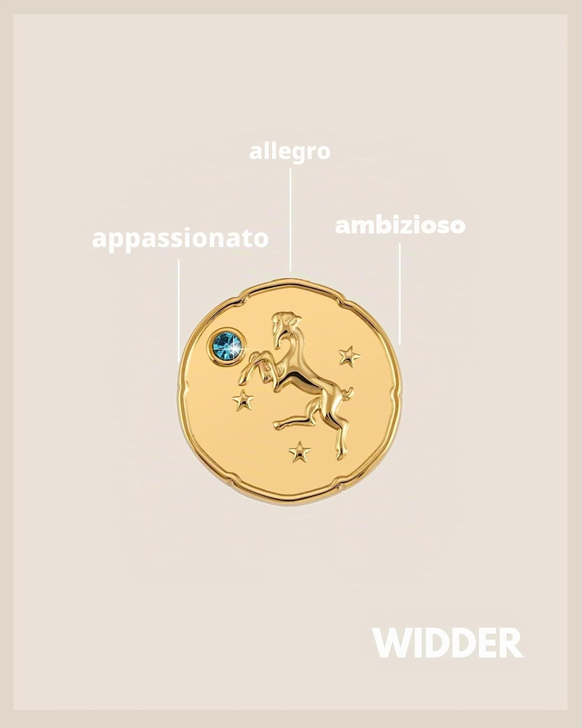 Thumbnail 1 de GD GOOD.designs Catena zodiacale oro 42–47 cm
