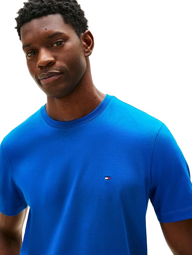 Thumbnail 2 de Tommy Hilfiger ESS Seasonal REG FIT Solid tee MW0MW39995 Azul XS