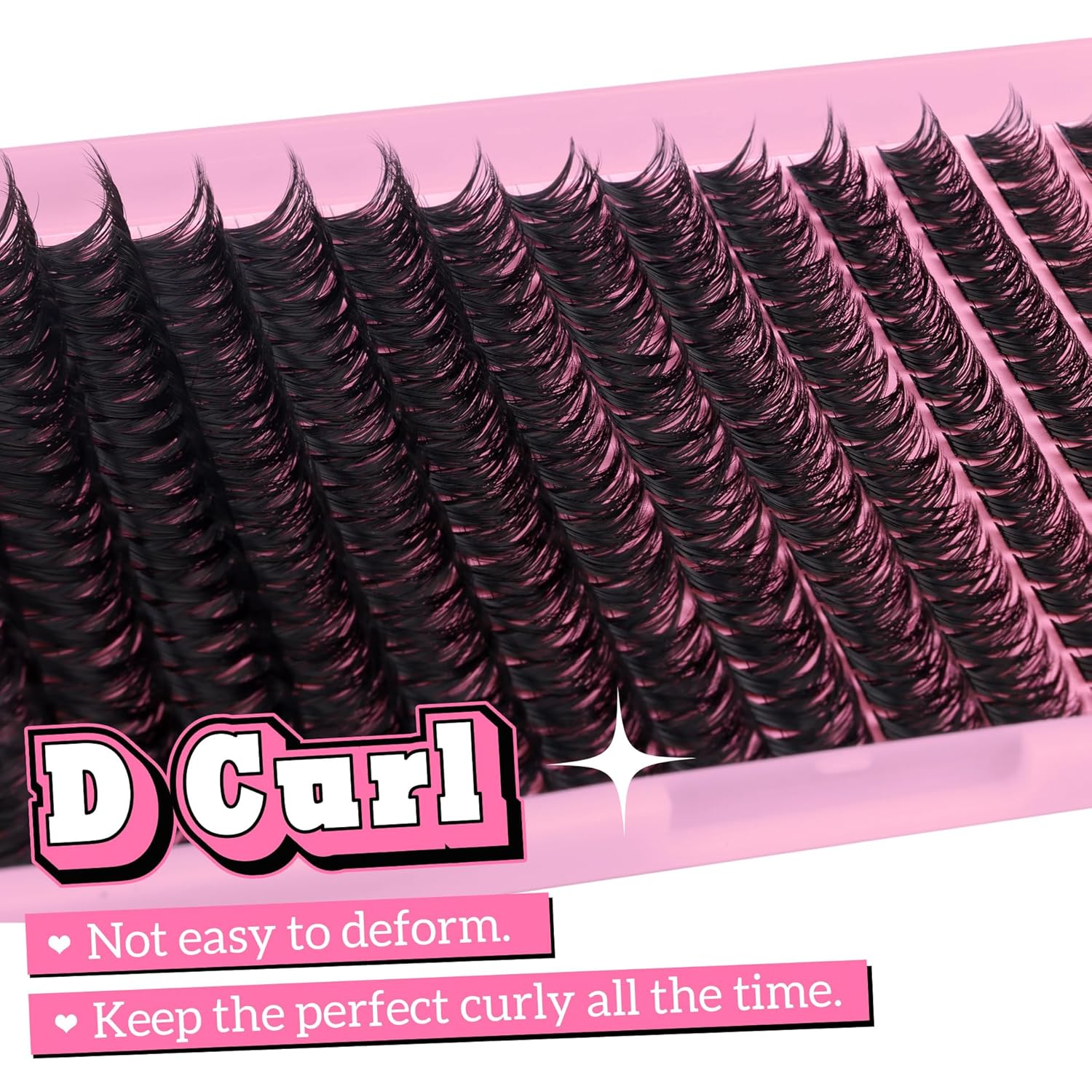 Thumbnail 5 de ALICE 280Pcs Wispy Lash Clusters, D-Curly 8-16mm