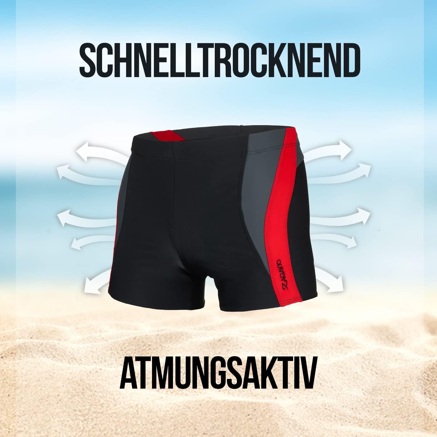Detalle 2 de Zagano Adam Lipski Badehose S‑3XL