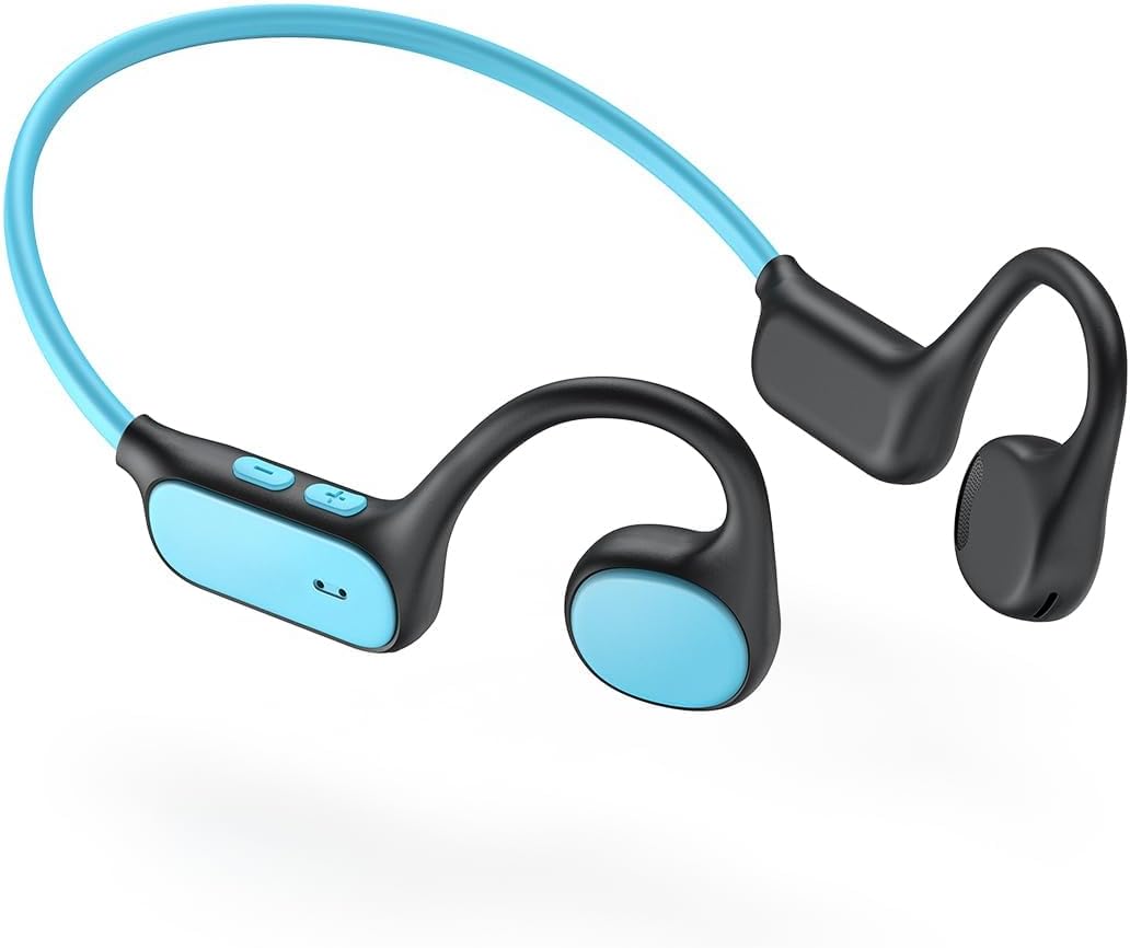 Thumbnail 6 de iClever Kids Wireless Open-Ear Headphones (Bluetooth 5.4) with 74/85dBA Safe Volume Limit, Purple Green