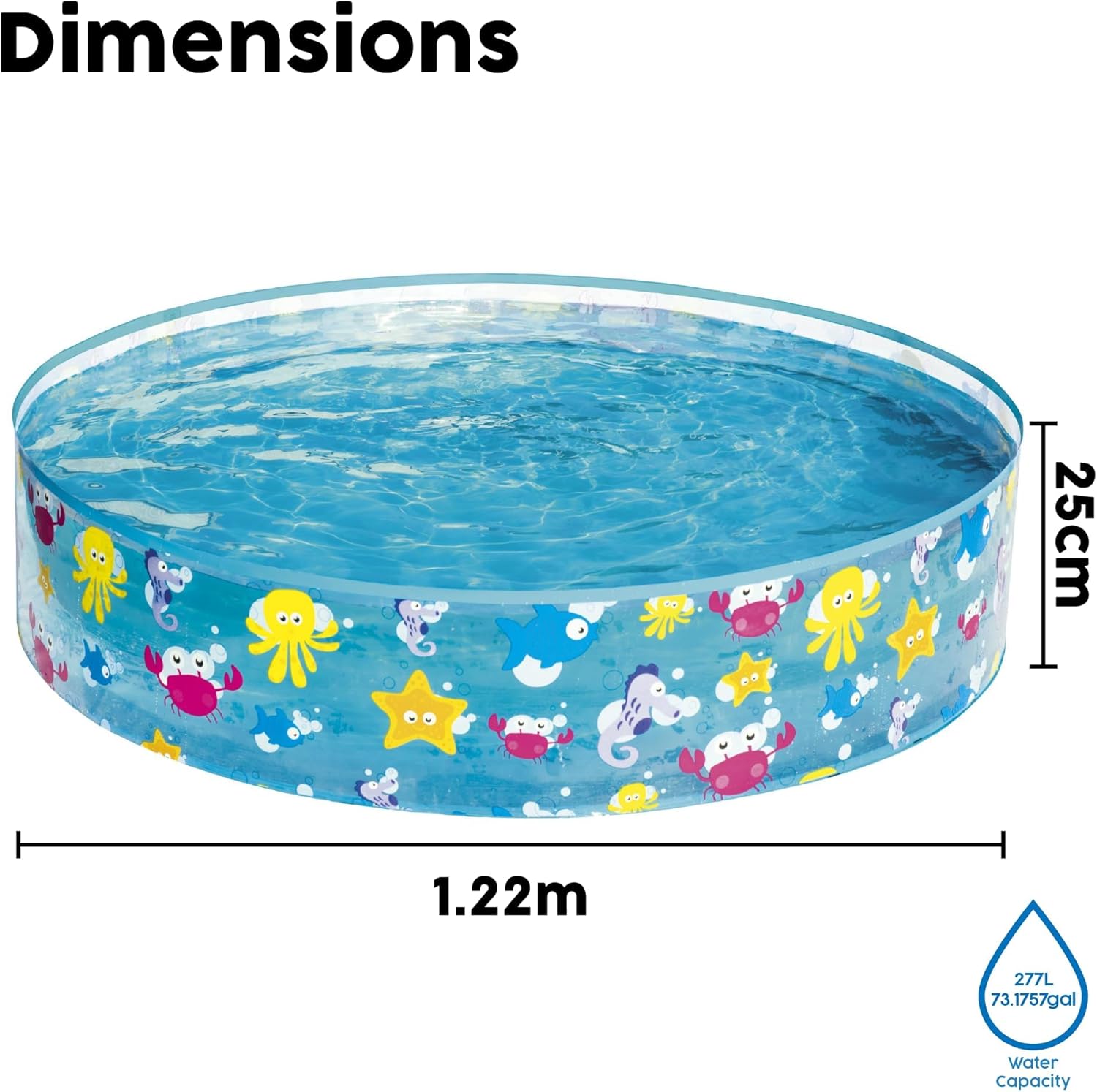 Thumbnail 5 de Bestway Sea Creature Paddling Pool