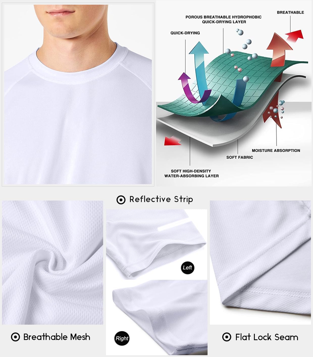 Thumbnail 5 de Boyzn Sport T-Shirts Herren – 1, 3, 5 oder 7er Pack, schnell trocknend, atmungsaktiv