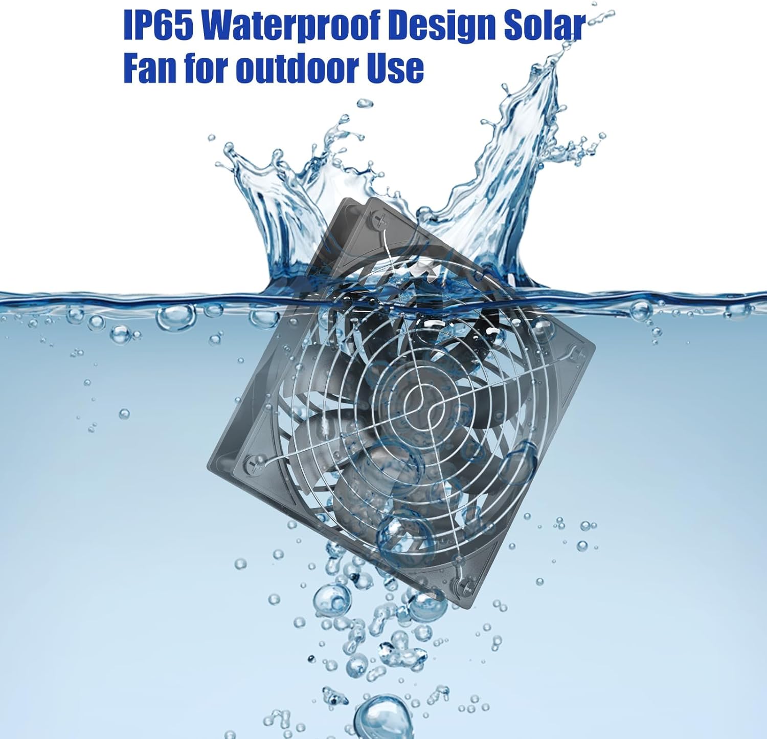 Thumbnail 6 de MARBERO 4.7 Inch Solar Powered Fan Kit with 15W Panel and Dual Waterproof Fans