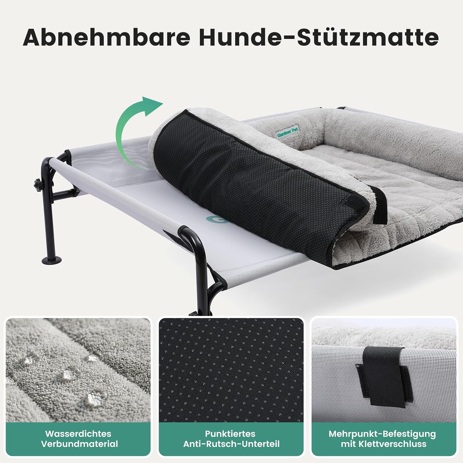 Detalle 1 de Gardner Pet Outdoor Hundeliege 89x56 cm