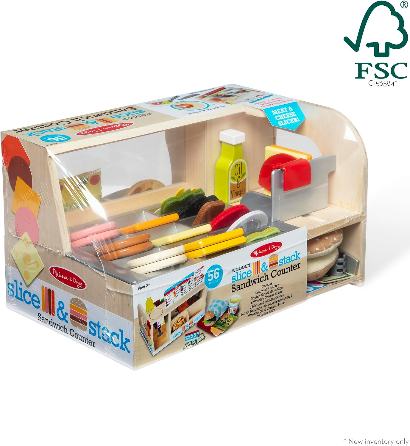Thumbnail 6 de Melissa & Doug Slice-Stack-Serve Sandwich Counter