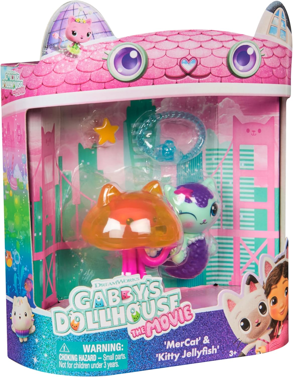 Thumbnail 4 de DREAMWORKS GABBY'S DOLLHOUSE Movie2PackFigAqrm figura 1 unidad