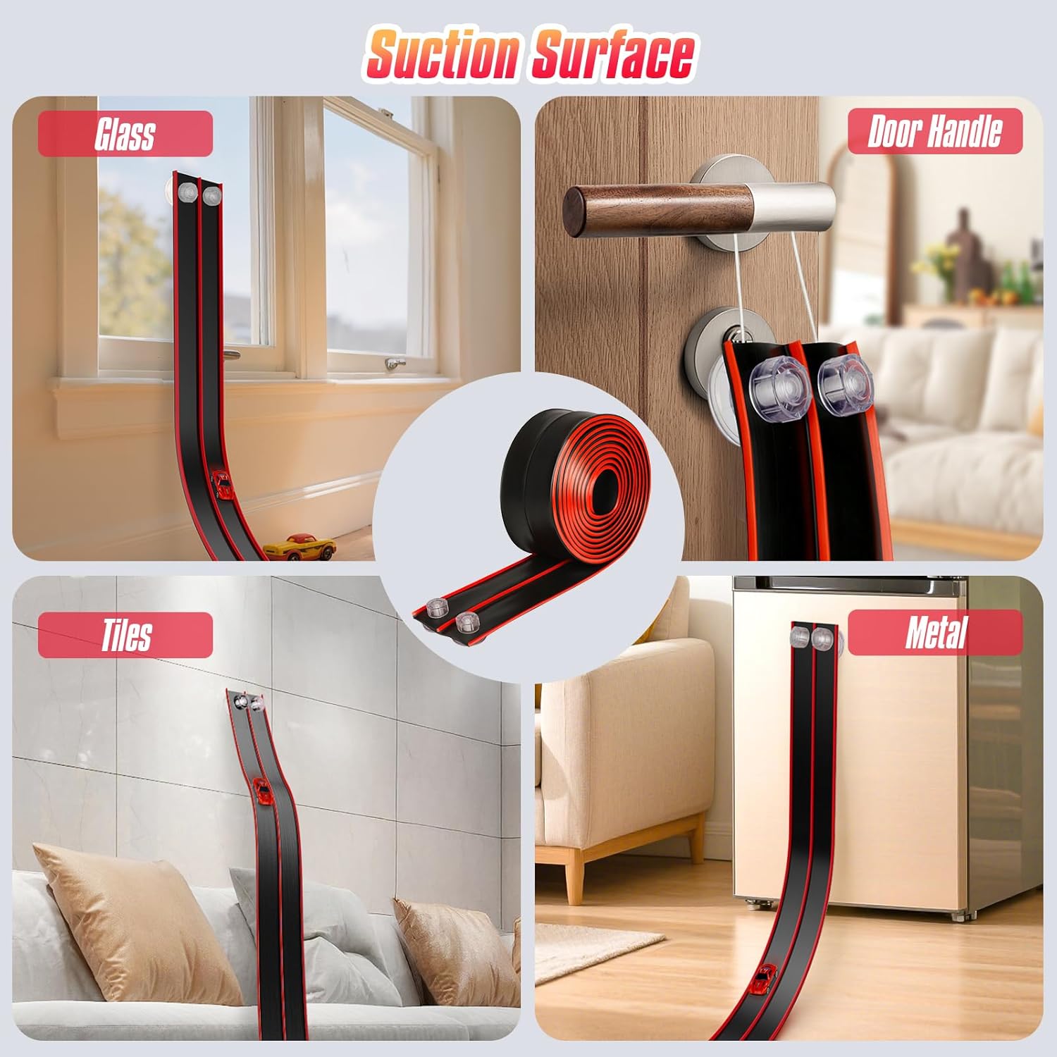 Thumbnail 3 de Hot Bee 14.7ft flexible race track for 1:64 diecast cars (dual-lane, suction cups, portable wall ramps)