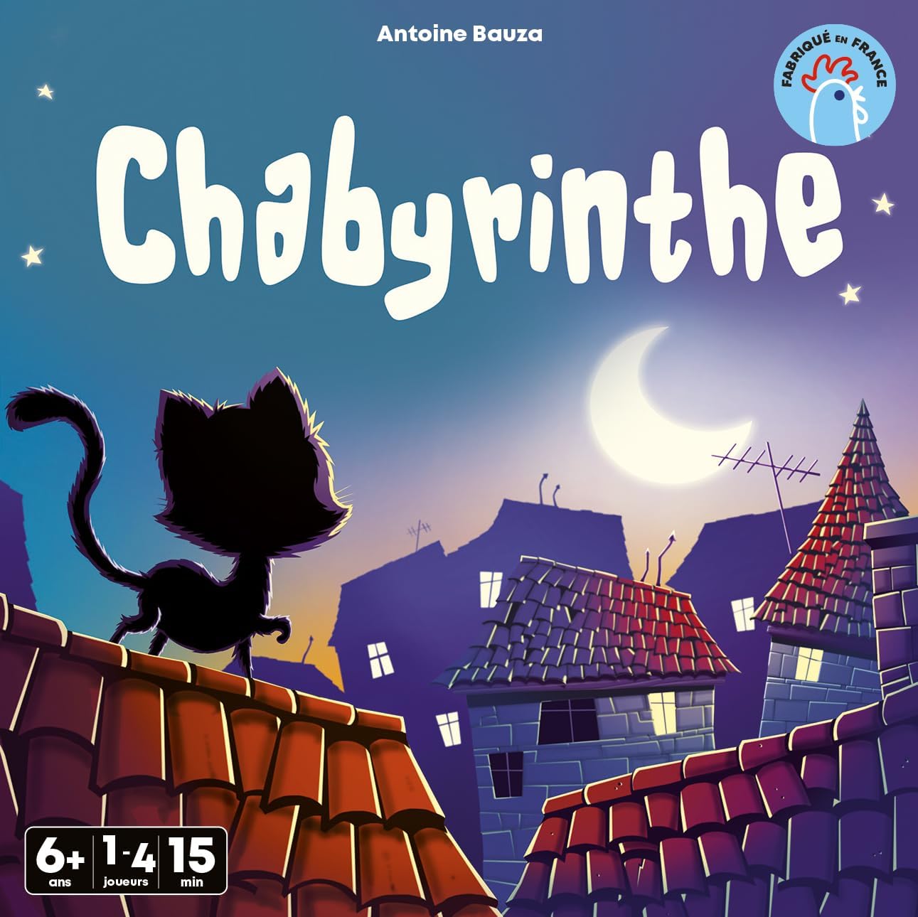 Thumbnail 1 de Asmodee CHABYRINTHE – Jeu de société familial pour enfants dès 6 ans (1–4 joueurs, voyage) – Labyrinthe félin tactique