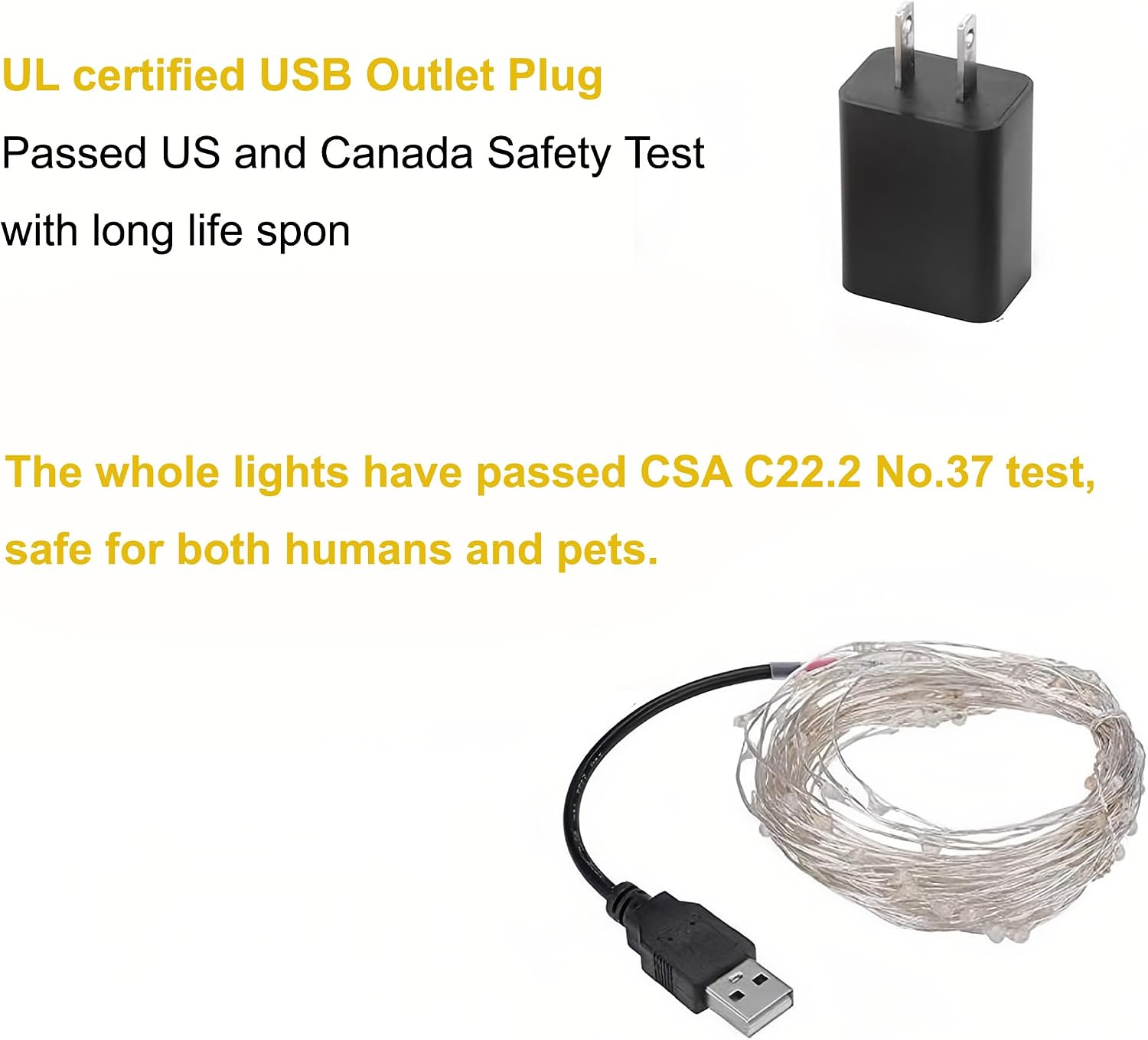 Thumbnail 6 de EShing ES0020011-8 100 LED Fairy Lights, 10 m, Warm White, IP65