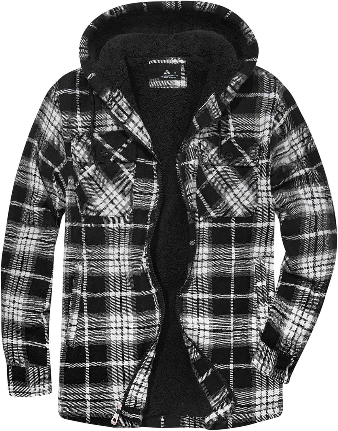 Detalle de JACKETOWN Flannel Hooded Jacket