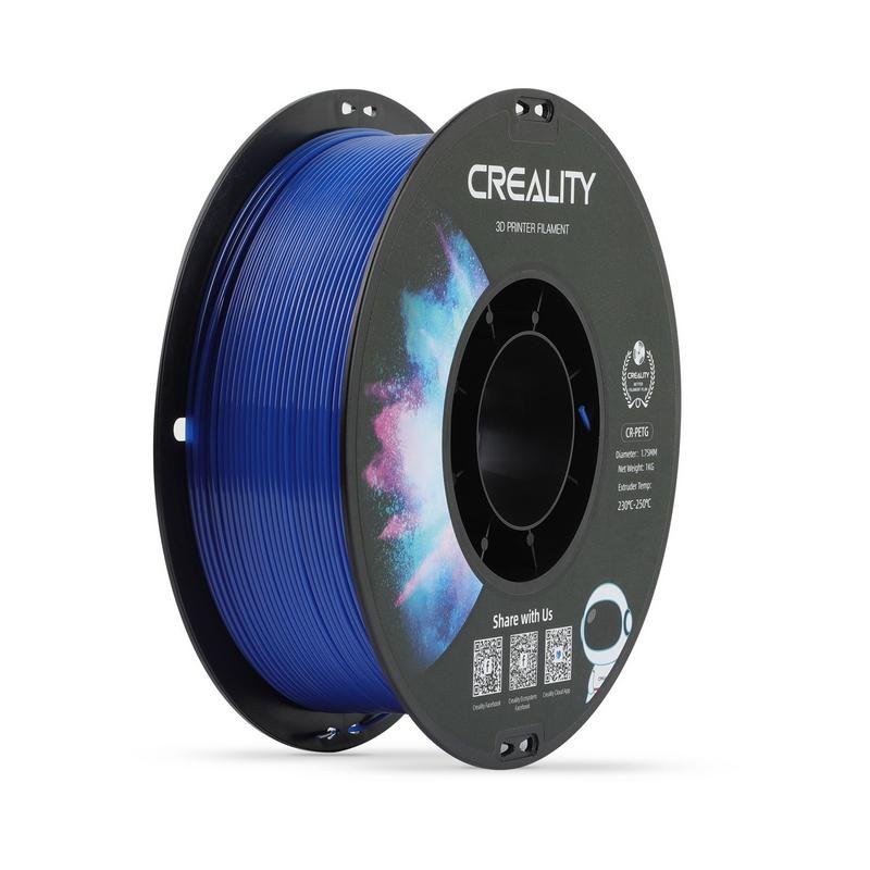 Detalle de Creality 3301030032, filamento PETG azul de 1,75 mm para impresión FDM