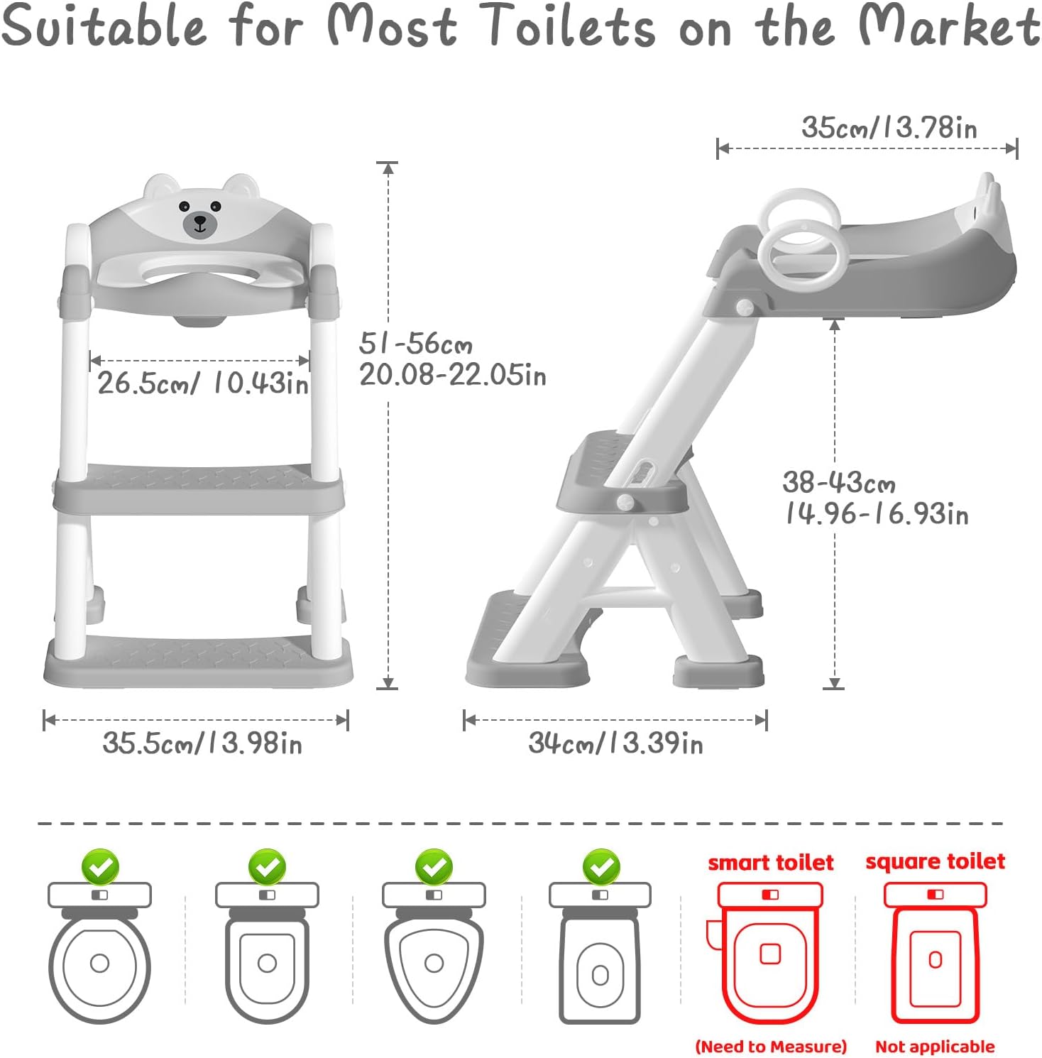 Detalle 2 de Potty Training Seat 2-in-1 Grey