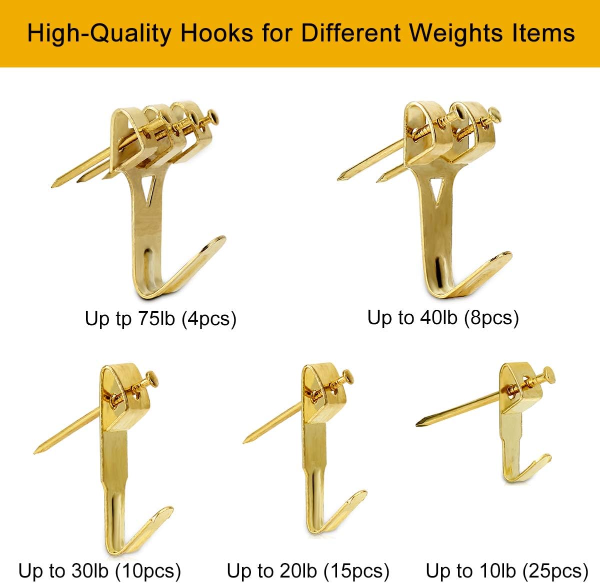 Thumbnail 1 de HAUSPROFI 282-piece picture hanger set