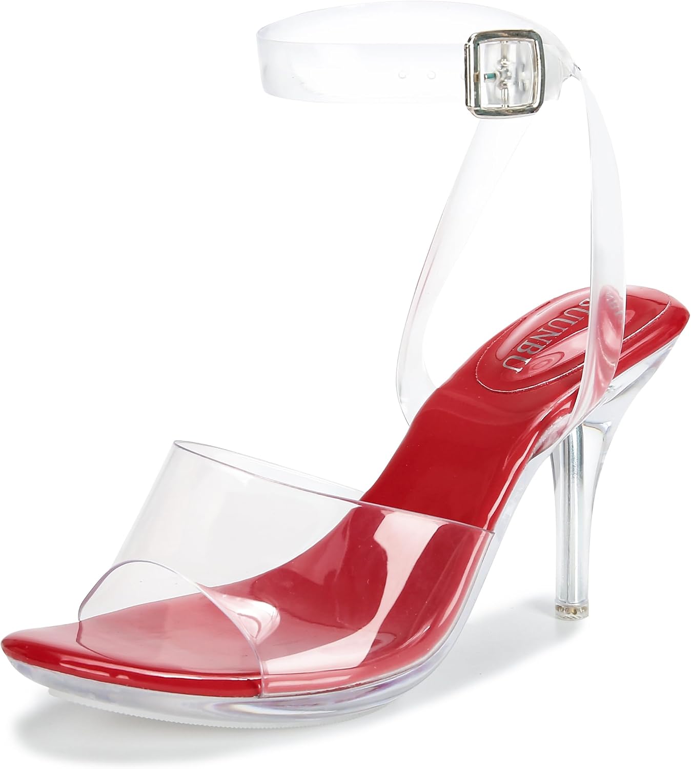 Detalle de NBUUNBU Clear Heels 3.74-Inch Heel