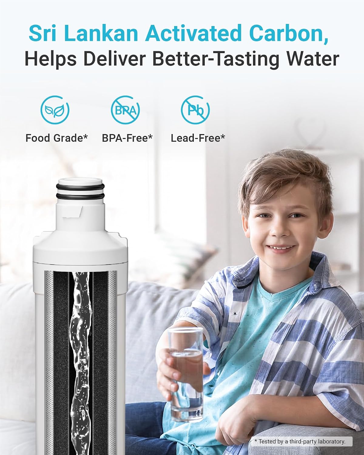 Detalle 2 de AQUA CREST Refrigerator Water Filter LT1000PC